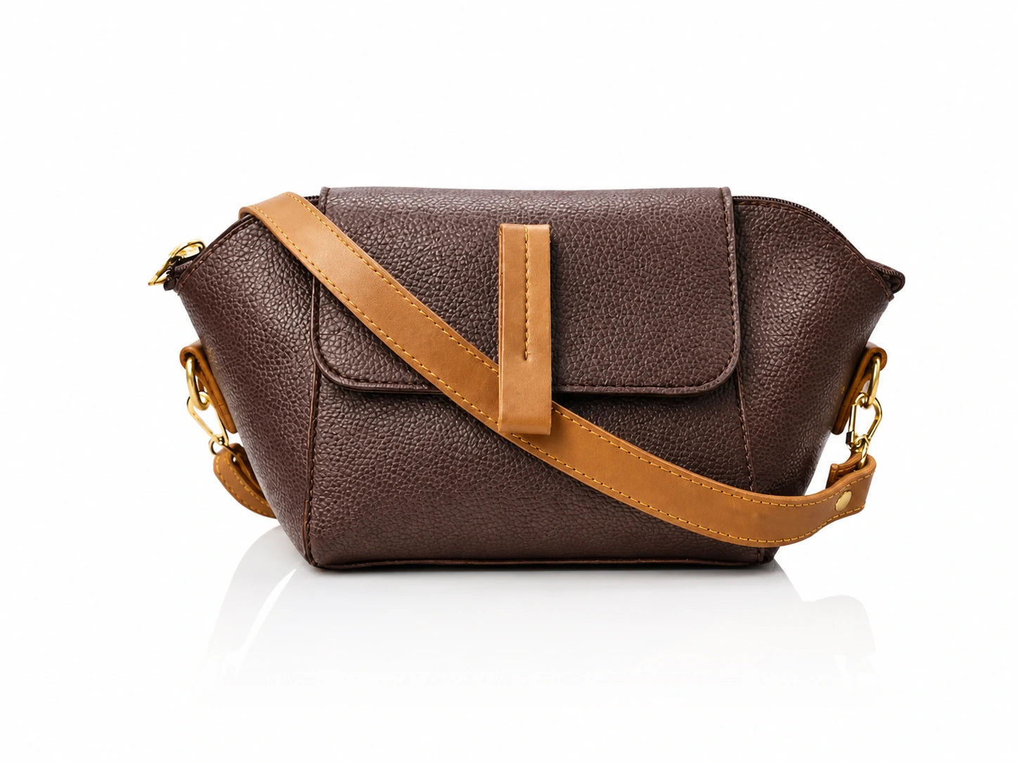 Aurelia Luxe Crossbody Bag premium bag in brown leather